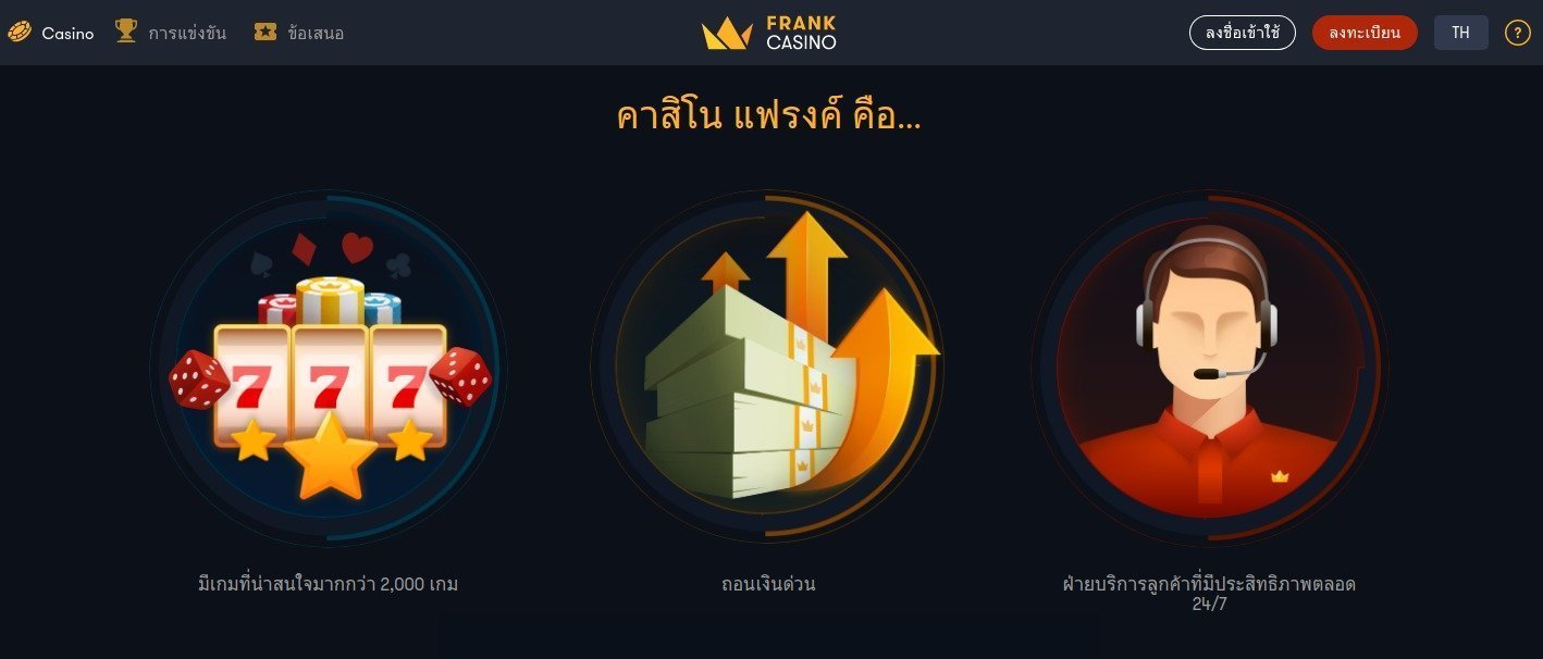 แฟรงค์ระบบการชำระเงินคาสิโน